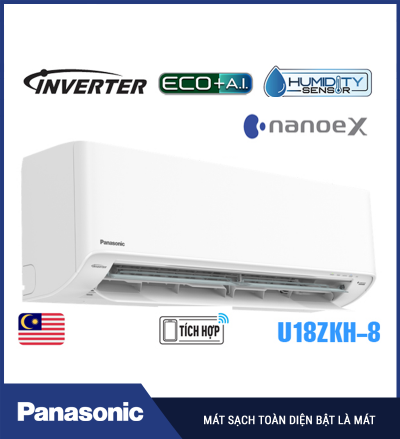 Điều hòa Panasonic 18.000BTU 1 chiều inverter U18ZKH-8