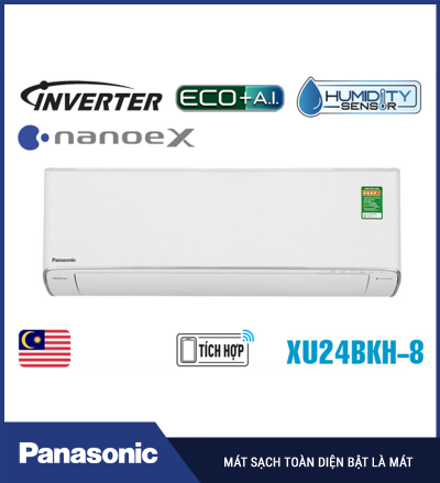 Điều hòa Panasonic 24000BTU 1 chiều inverter cao cấp XU24BKH-8