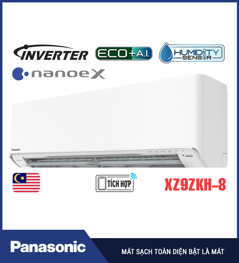 So sánh điều hòa Panasonic XZ9ZKH-8 với các mẫu cùng phân khúc