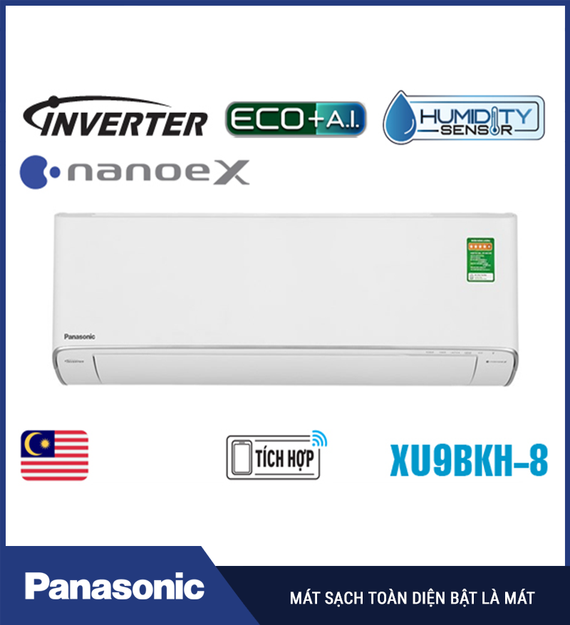 Điều hòa Panasonic 9000BTU XU9BKH-8 – Tiết kiệm điện vượt trội