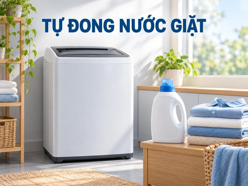 NA-FD115W3BV và NA-FD115V3BV: Có cần tự đong nước giặt?