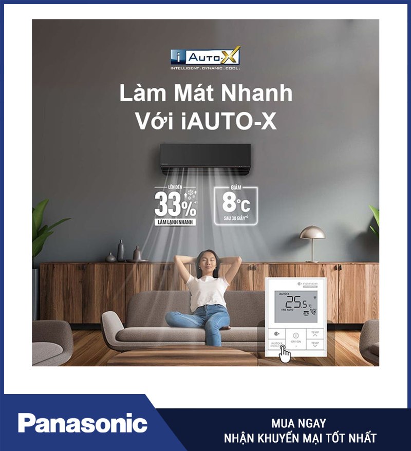 Làm mát iAUTO-X trên CU/CS-AU9BKH-8