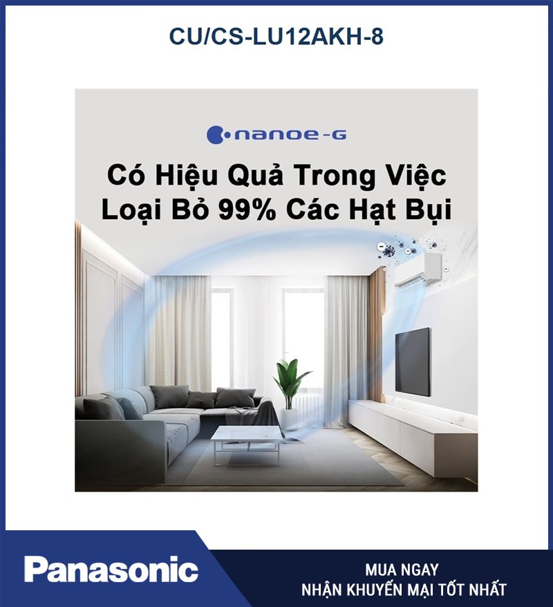 nanoe-G lọc bụi mịn
