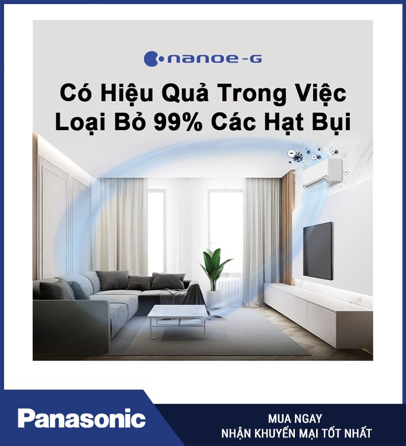 nanoe-G lọc bụi mịn