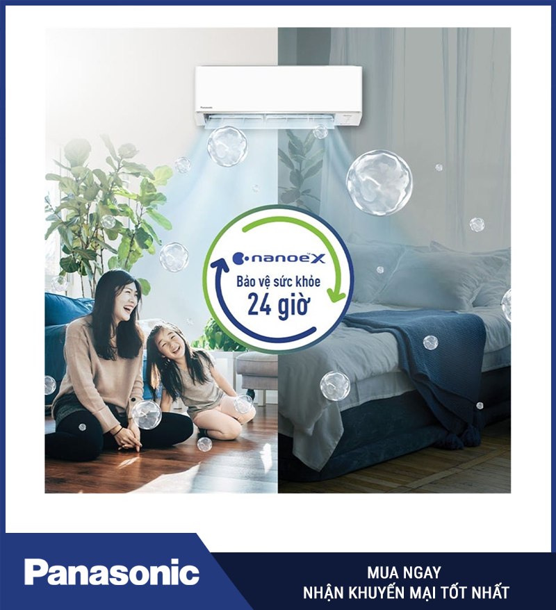 nanoe X bảo vệ suốt 24 giờ