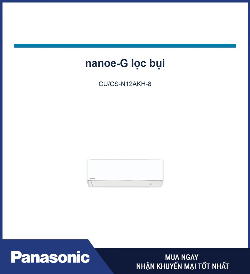 nanoe-G lọc bụi