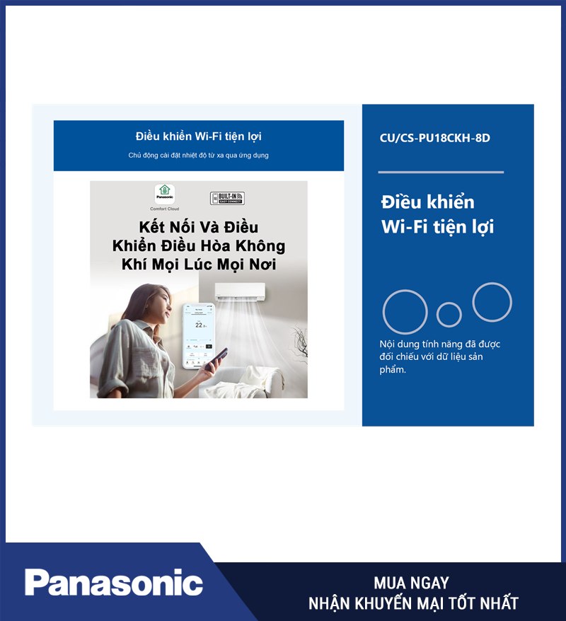 Điều khiển Wi-Fi tiện lợi