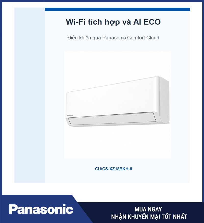 Wi-Fi tích hợp và AI ECO