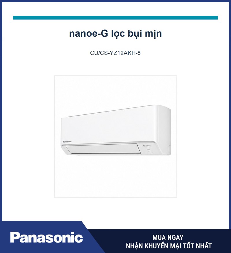 nanoe-G lọc bụi mịn