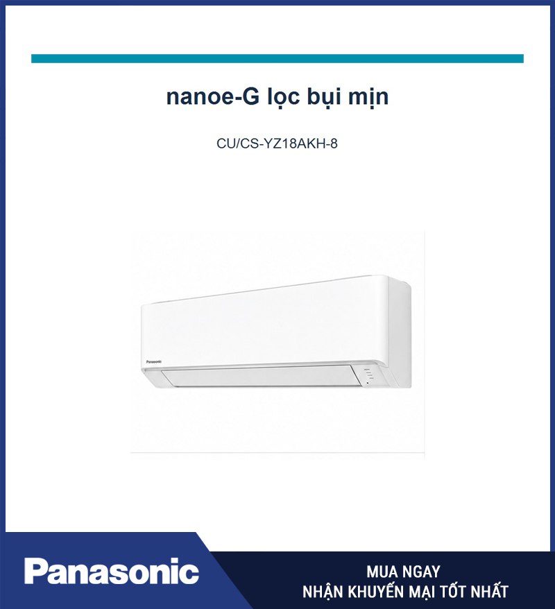nanoe-G lọc bụi mịn