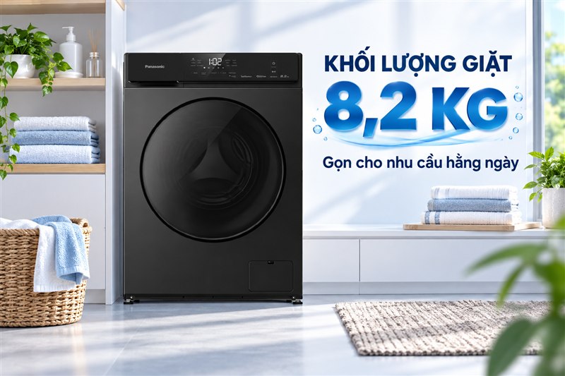Máy giặt Panasonic NA-164JF1BVT khối lượng giặt 8,2 kg