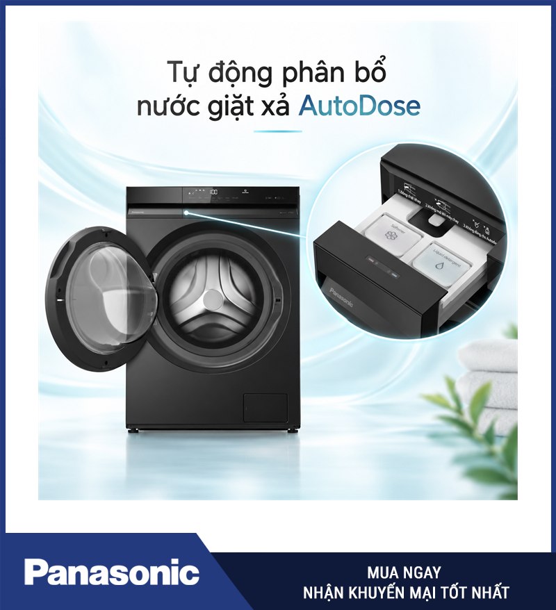 Tự động phân bổ nước giặt xả AutoDose
