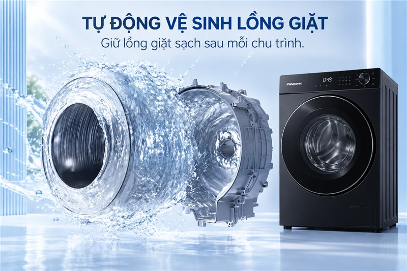 Tự động vệ sinh lồng giặt