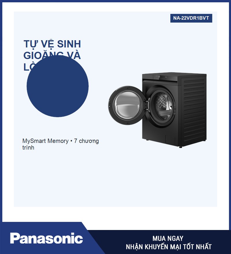 Máy hỗ trợ tự vệ sinh gioăng, lồng giặt và MySmart Memory.