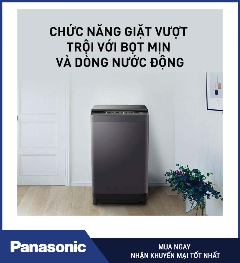 Giặt vượt trội với bọt mịn và dòng nước động