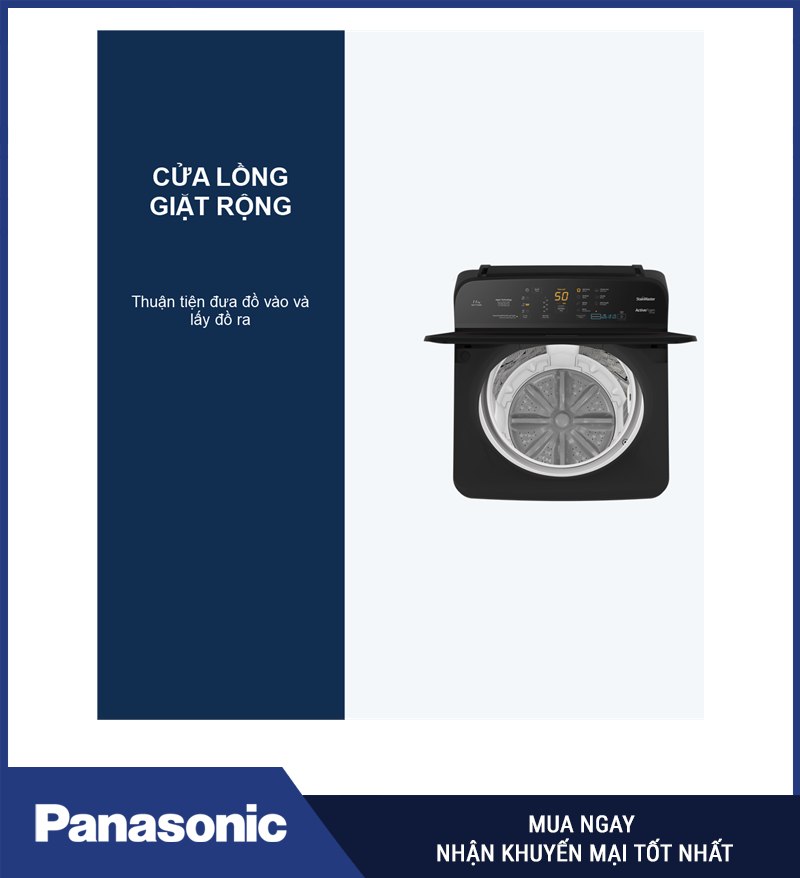 CỬA LỒNG GIẶT RỘNG