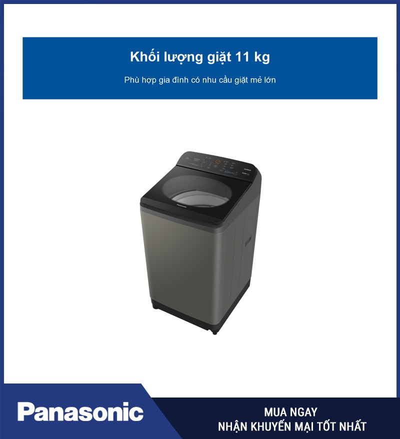 Khối lượng giặt 11 kg