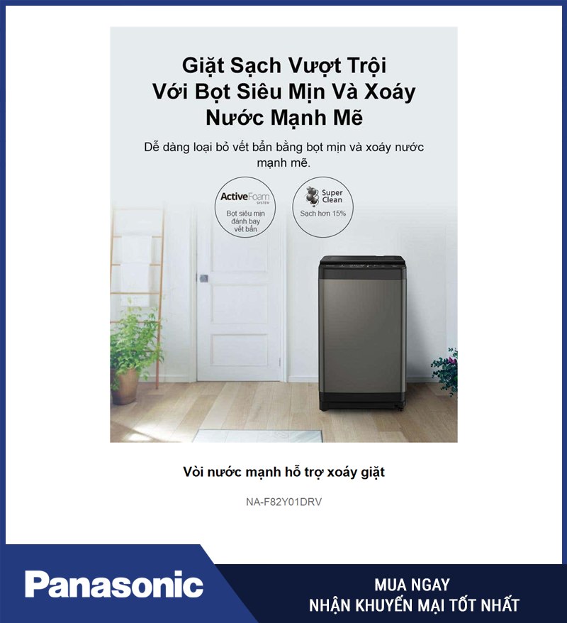 Vòi nước mạnh hỗ trợ xoáy giặt