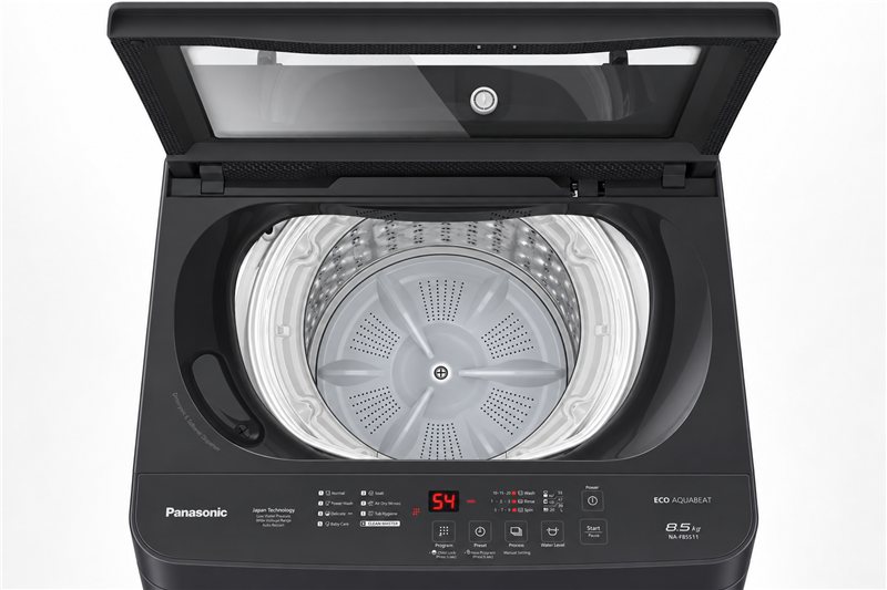 Lồng giặt và luồng nước Eco AquaBeat trên NA-F85S11BRV