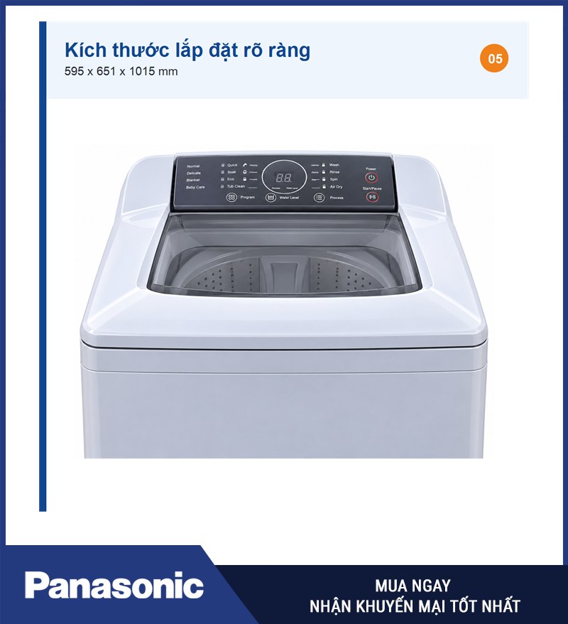 Kích thước lắp đặt rõ ràng