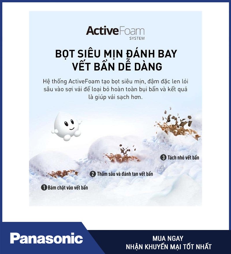 ActiveFoam đánh bay vết bẩn
