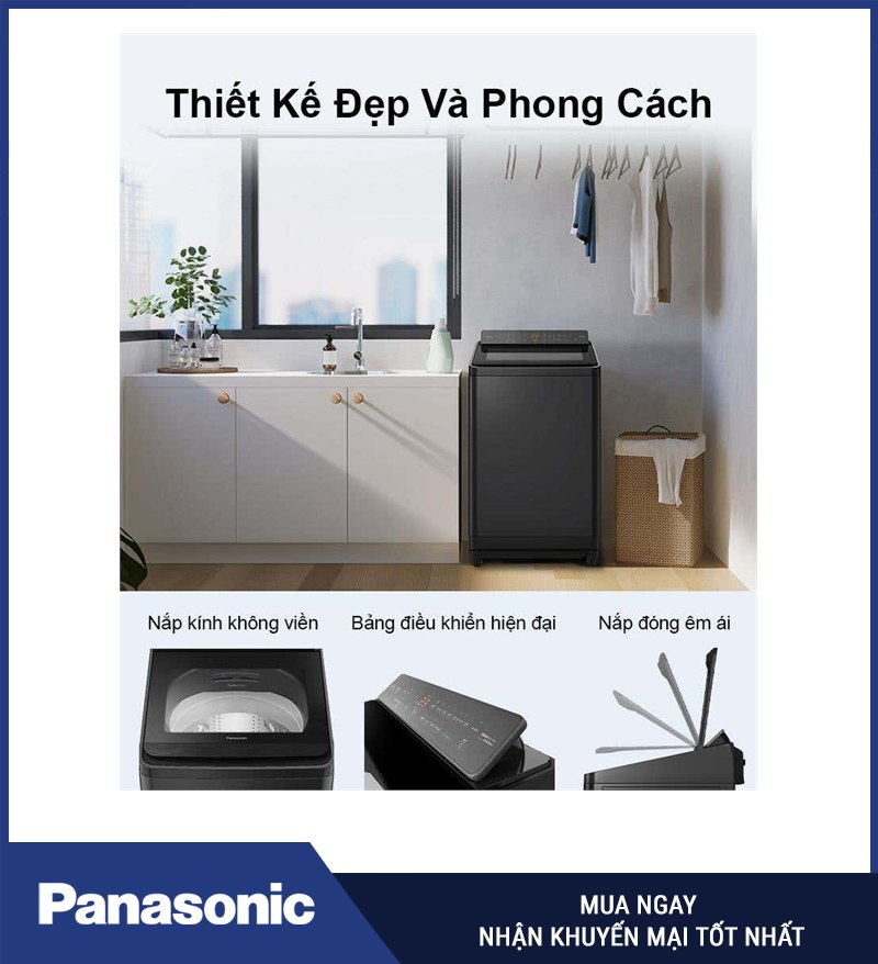 Thiết kế nắp kính, bảng điều khiển và nắp đóng êm
