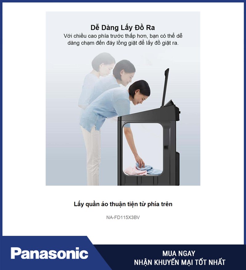Lấy quần áo thuận tiện từ phía trên