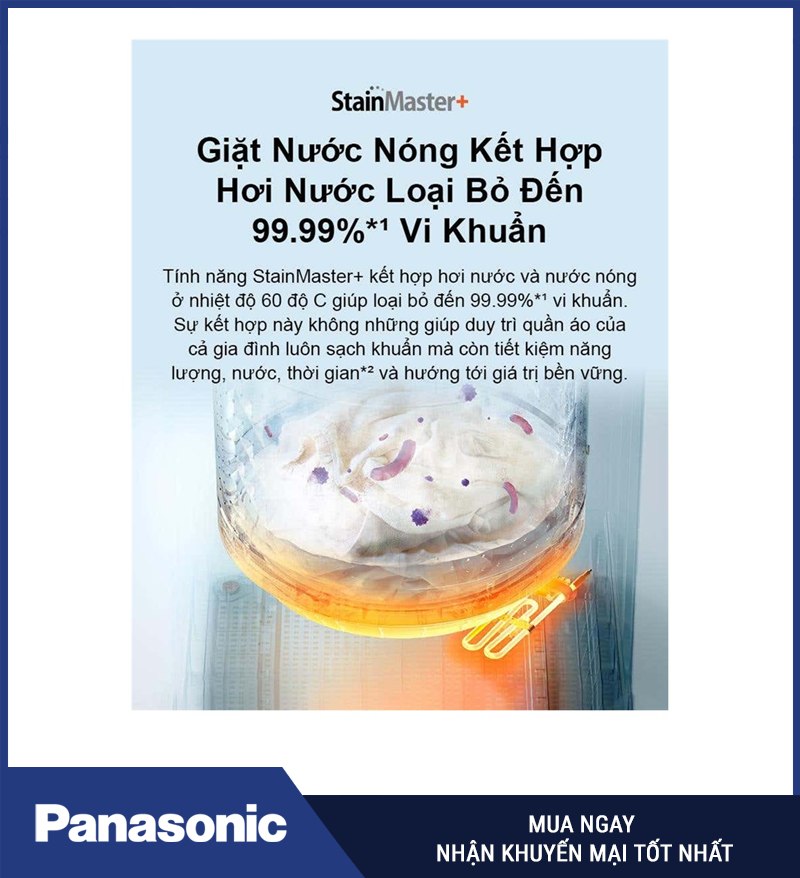 StainMaster+ kết hợp hơi nước