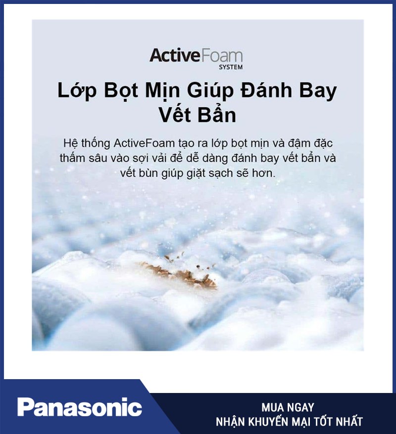 ActiveFoam tạo lớp bọt mịn