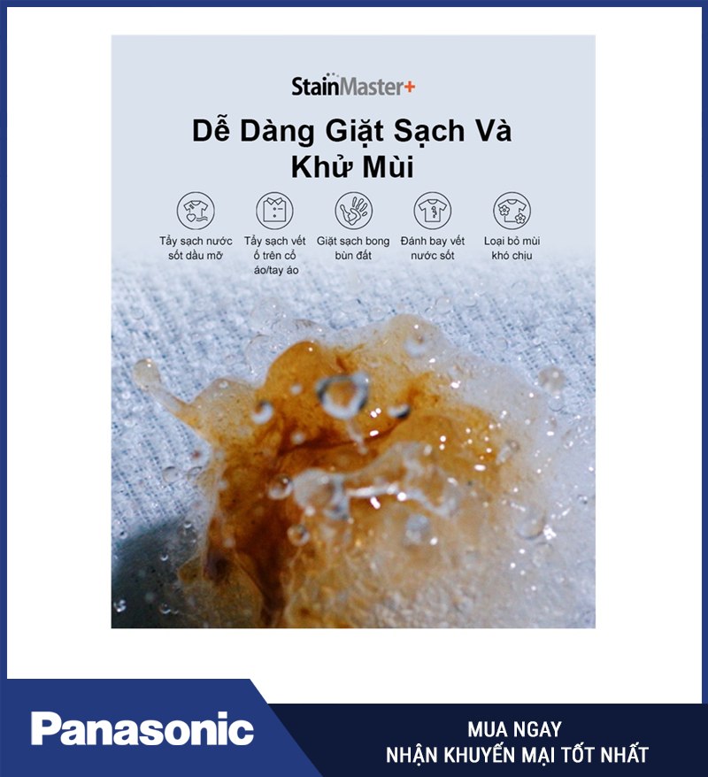 Đánh bay vết bẩn và khử mùi