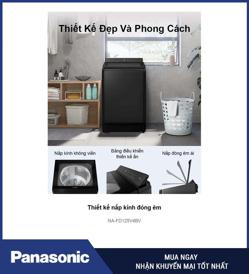Thiết kế nắp kính đóng êm