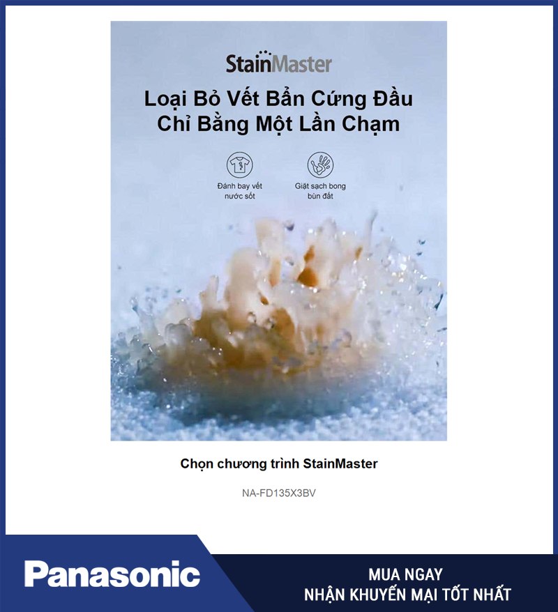 Chọn chương trình StainMaster