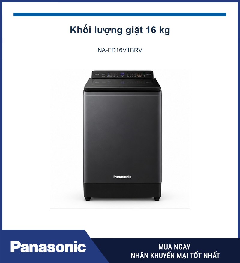 Khối lượng giặt 16 kg