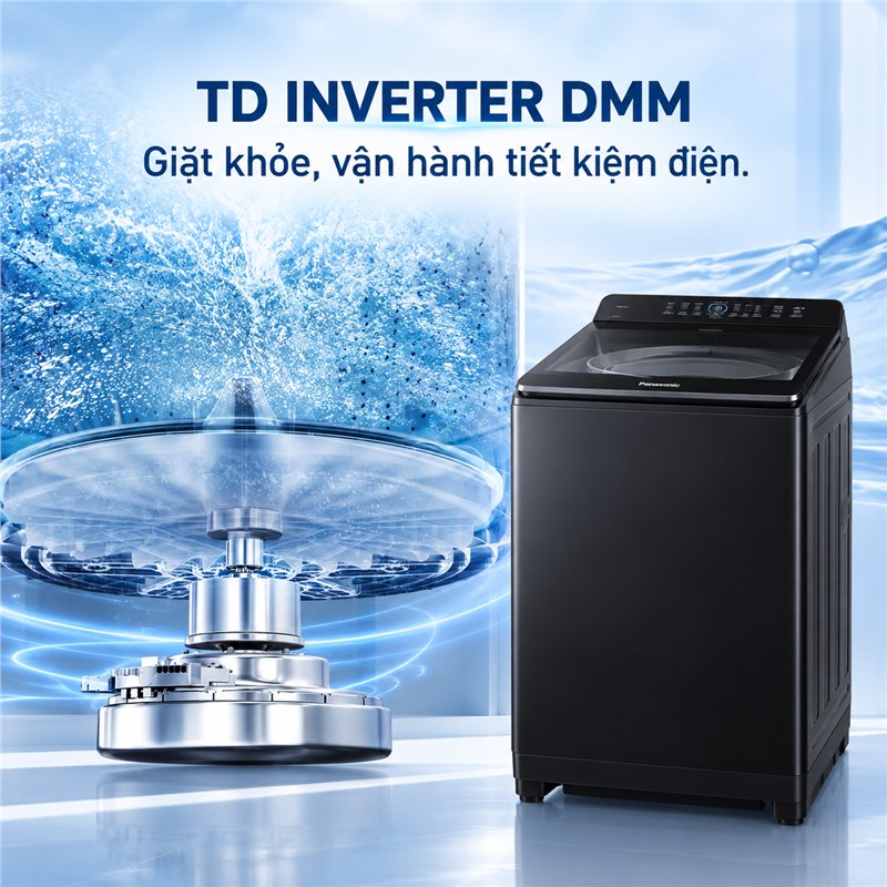 TD Inverter DMM trên máy giặt cửa trên