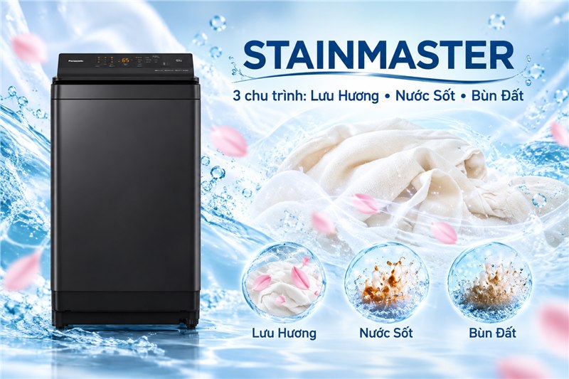 Các chu trình StainMaster của Panasonic NA-FJ176AEBV