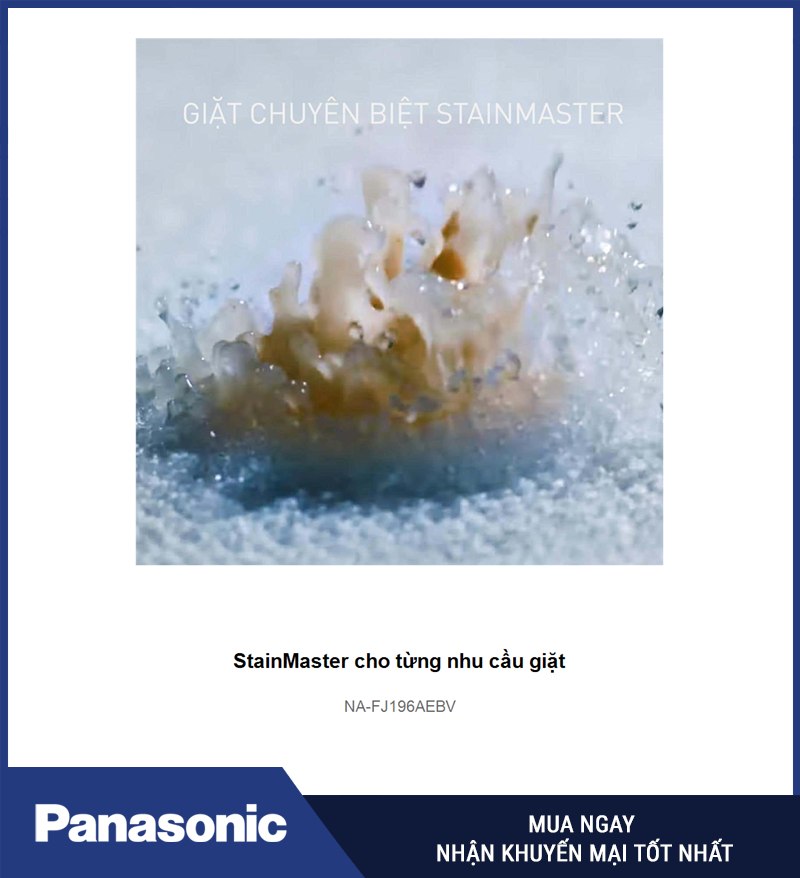 StainMaster cho từng nhu cầu giặt