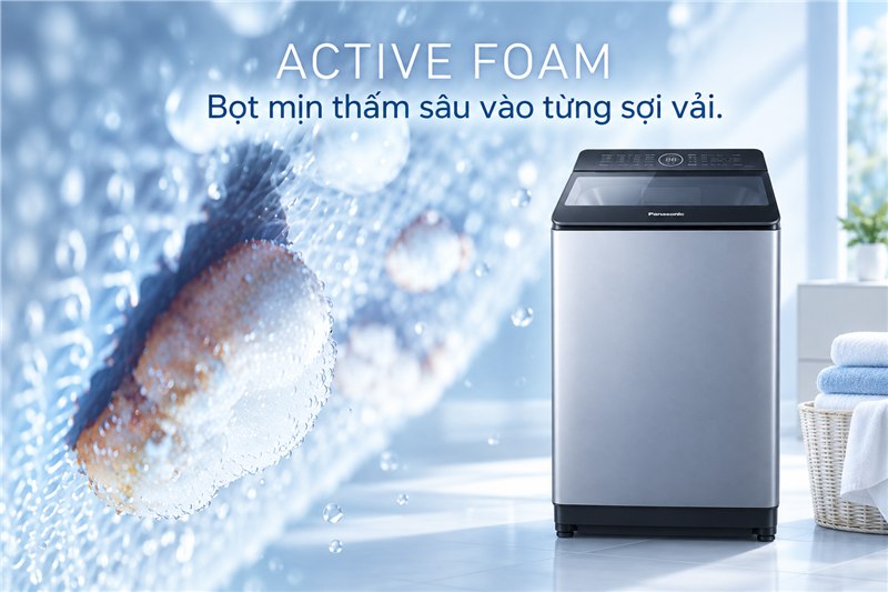 Active Foam tạo bọt mịn