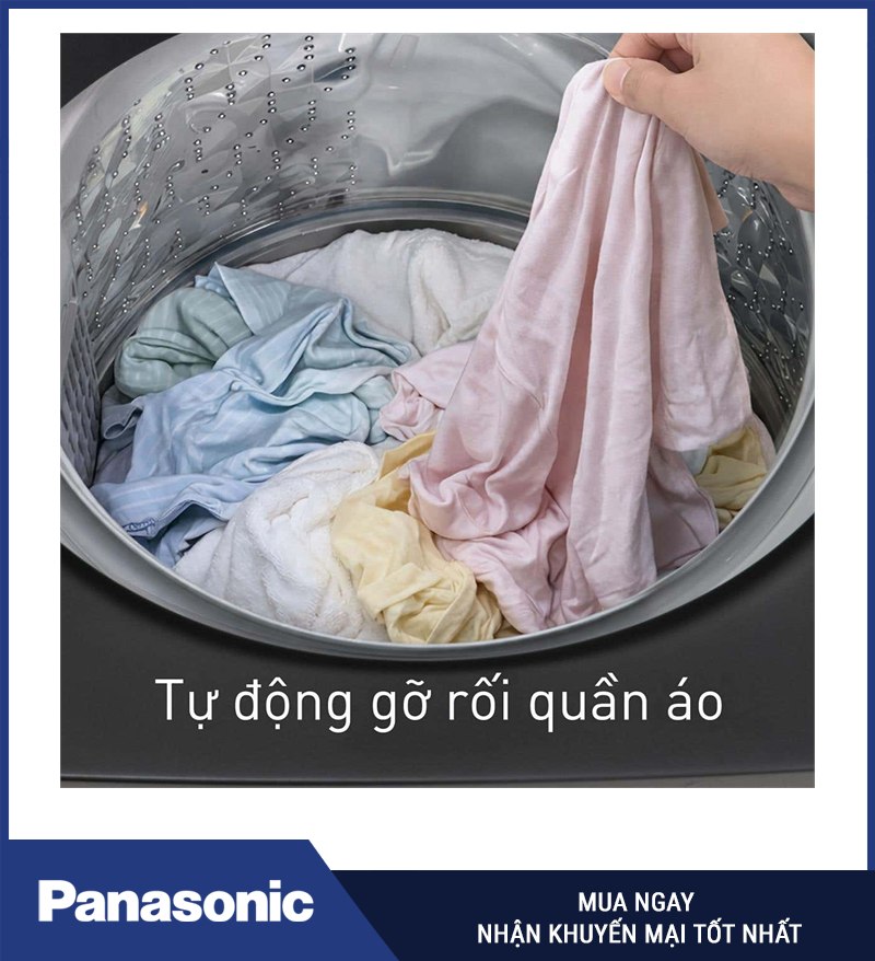 Tự động gỡ rối quần áo sau khi giặt