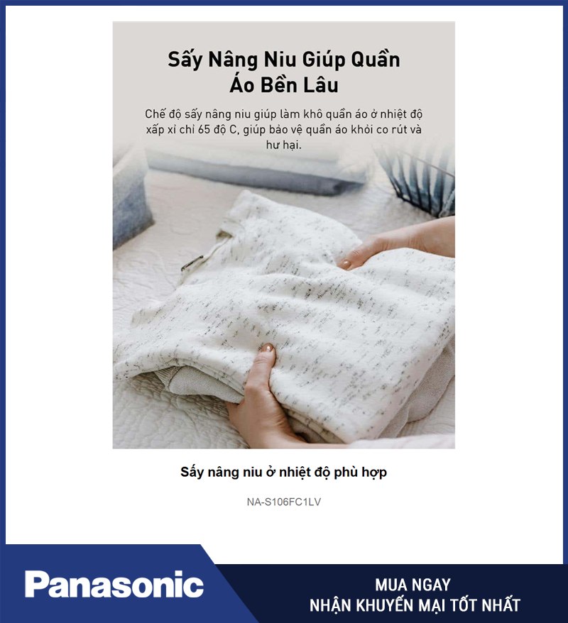 Sấy nâng niu ở nhiệt độ phù hợp