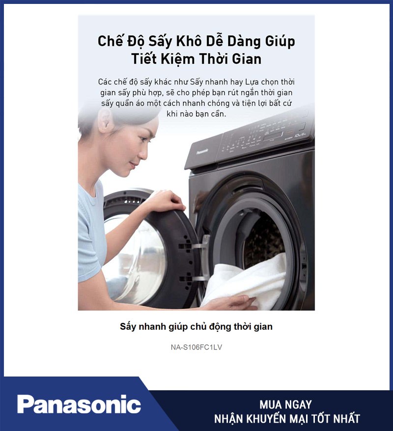 Sấy nhanh giúp chủ động thời gian