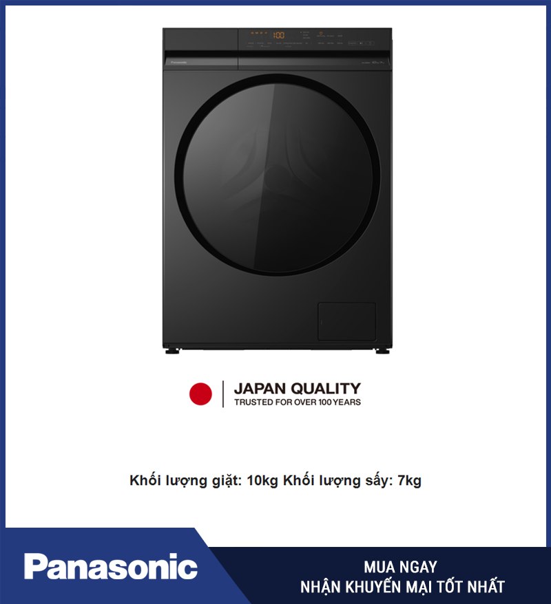 Khối lượng giặt 10 kg sấy 7 kg