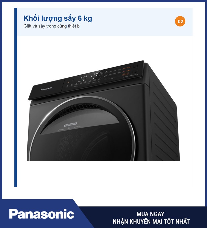 Khối lượng sấy 6 kg