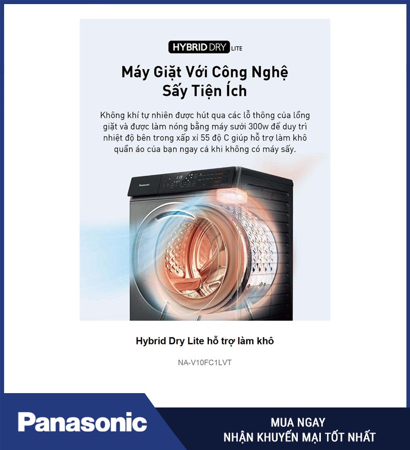 Hybrid Dry Lite hỗ trợ làm khô
