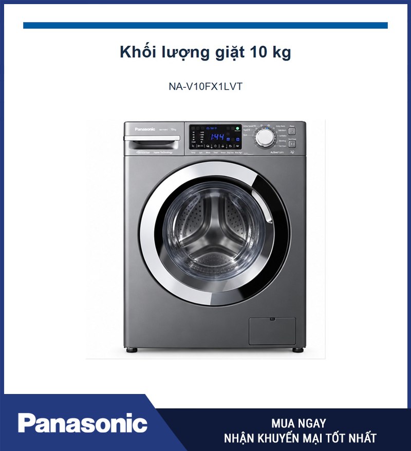 Khối lượng giặt 10 kg