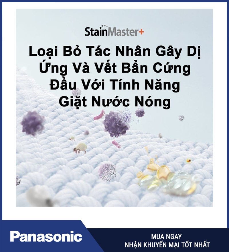 StainMaster+ hỗ trợ xử lý tác nhân gây dị ứng