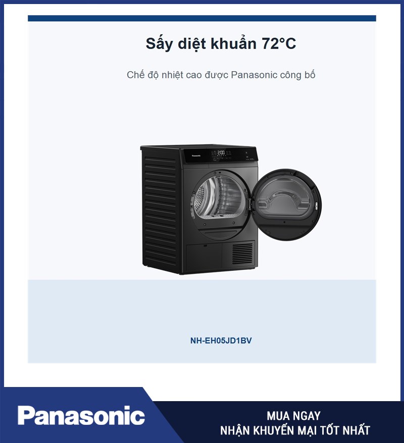 Sấy diệt khuẩn 72°C