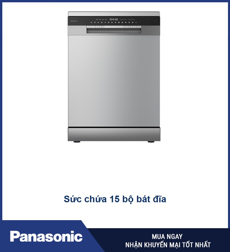 NP-6V4MUEVN có sức chứa 15 bộ bát đĩa