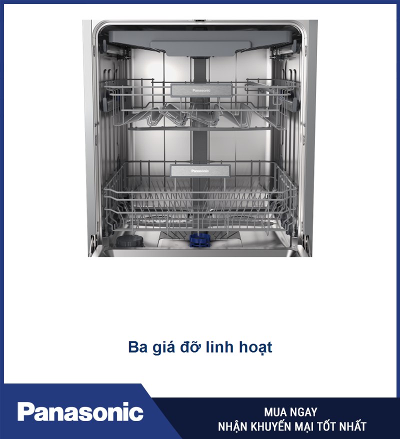 Ba giá đỡ giúp phân chia vật dụng rõ ràng