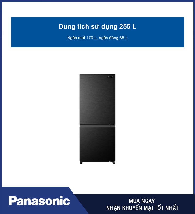 Dung tích sử dụng 255 L