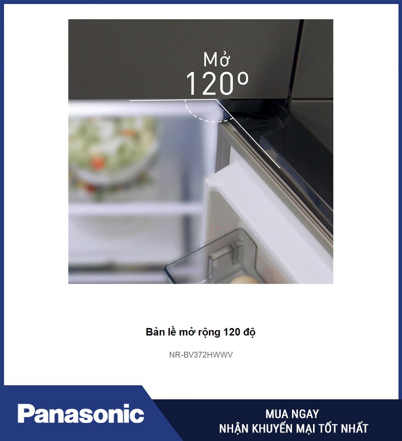 Bản lề mở rộng 120 độ